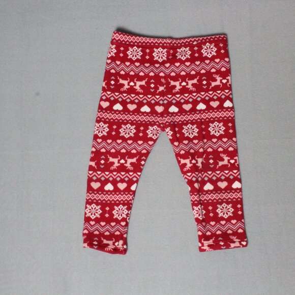 Garanimals 12M Christmas Bodysuit & Fair Isle Leggings Set - Picture 3 of 6